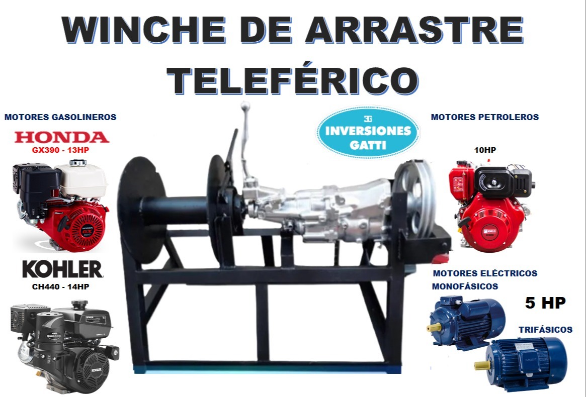 WINCHE DE ARRASTRE TELEFERICO